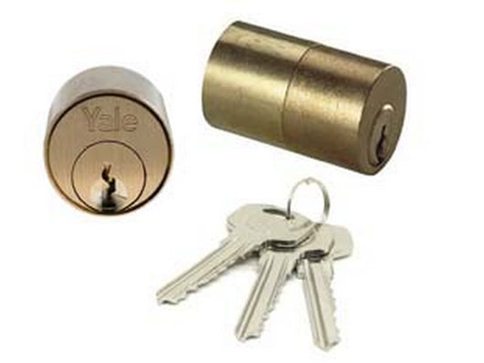 doppio cilindro esterno fisso da applicare in ottone 2252 - ? mm.25x20/? mm.25x52 per serrature 6808 cod:ferx.fer311519