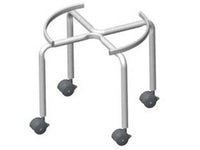 piedistallo per fusto olio con ruote - ? cm.32x31h. - per fusti da lt.30 cod:ferx.fer311854