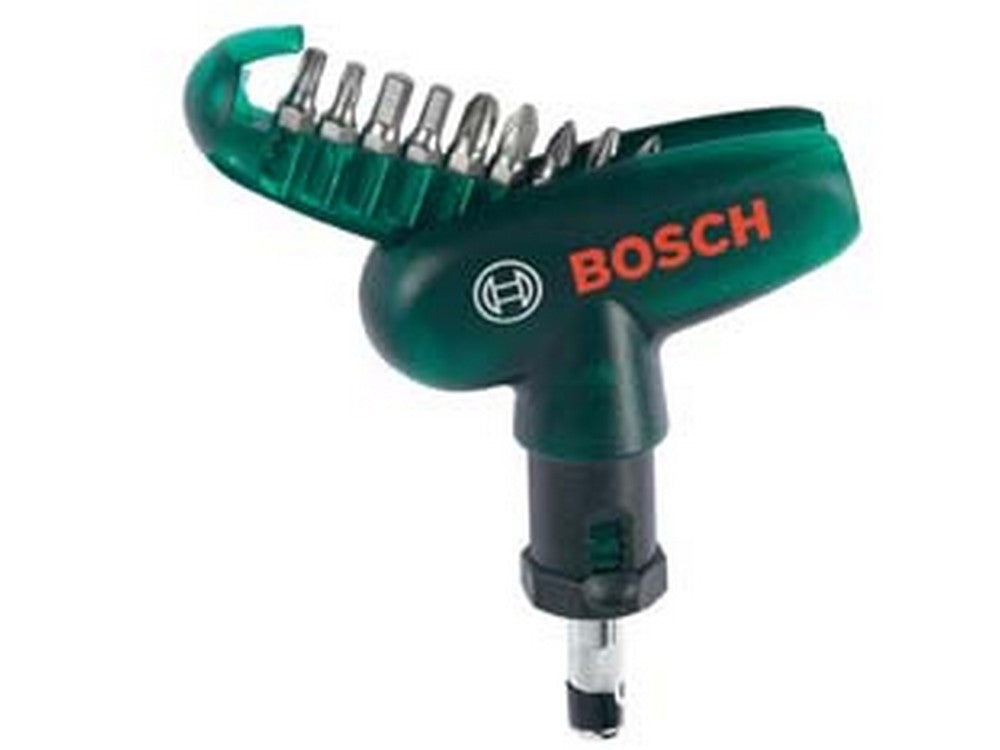 set inserti con 9 bit e cacciavite a cricchetto  cod:ferx.fer312035