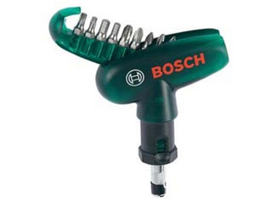 set inserti con 9 bit e cacciavite a cricchetto  cod:ferx.fer312035