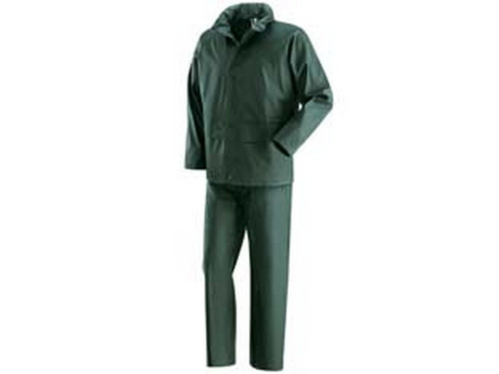 impermeabile giacca/pantalone in poliuretano verde - tg.xl colore verde cod:ferx.fer312714