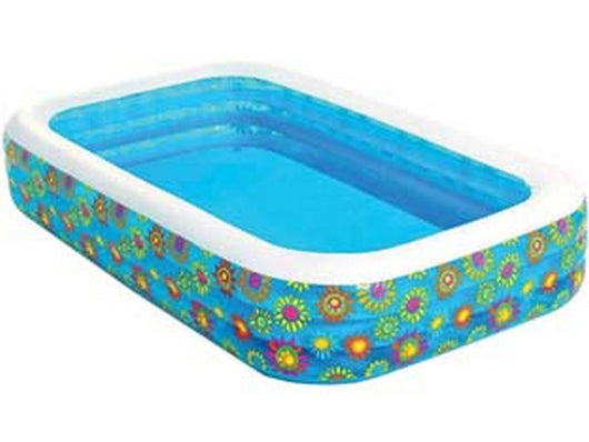 piscina "family" rettangolare 3 anelli +6 anni - cm.305x183x56h. - peso kg.8 (art.54121) cod:ferx.fer313759