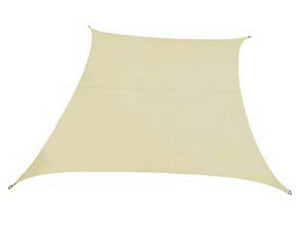 vela ombreggiante poliestere quadra beige - mt.3x4 cod:ferx.fer430784