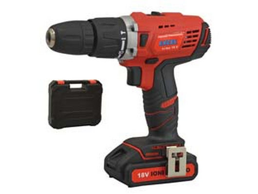 trapano avvitatore conn. usb litio 18v con percussione - 1 al litio da 1,3 ah cod:ferx.fer316163