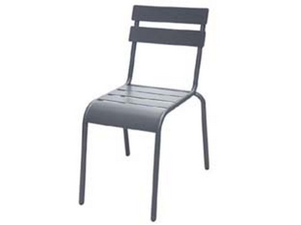 sedia in acciaio modello londra colore antracite - cm.56,5x45,5x81h. cod:ferx.fer316309