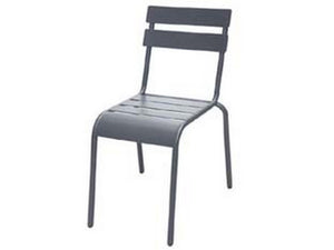 sedia in acciaio modello londra colore antracite - cm.56,5x45,5x81h. cod:ferx.fer316309