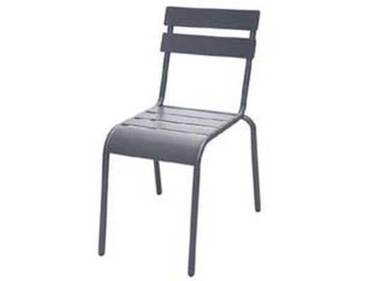 sedia in acciaio modello londra colore antracite - cm.56,5x45,5x81h. cod:ferx.fer316309