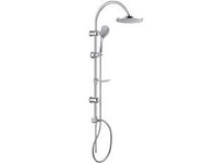 colonna doccia lusso cromata tonda - soffione ? cm.20 cod:ferx.fer316415