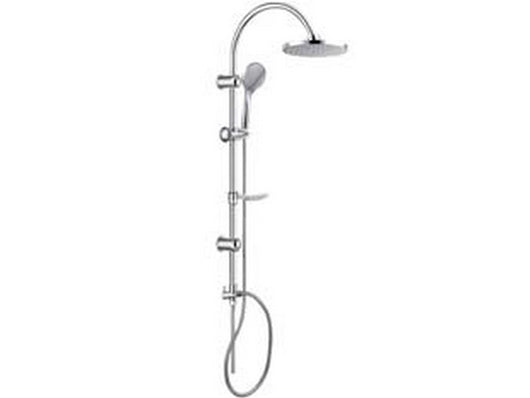 colonna doccia lusso cromata tonda - soffione ? cm.20 cod:ferx.fer316415