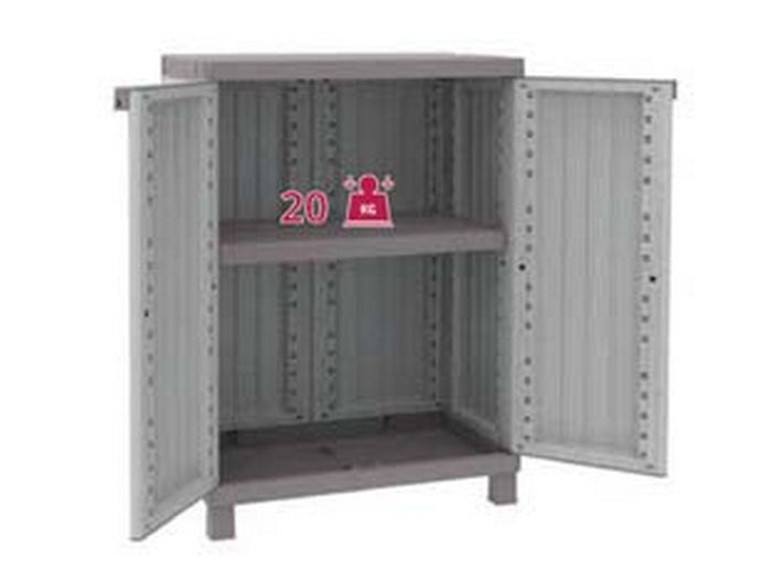 armadio tuttopiani basso serie c-wood 680 - mm.680x390x915h cod:ferx.fer317023