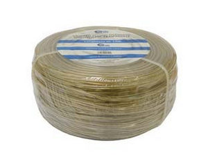 cavetto acciaio ottonato rivestito in pvc trasparente - ? mm.4,4 rt da mt.100 cod:ferx.fer317221