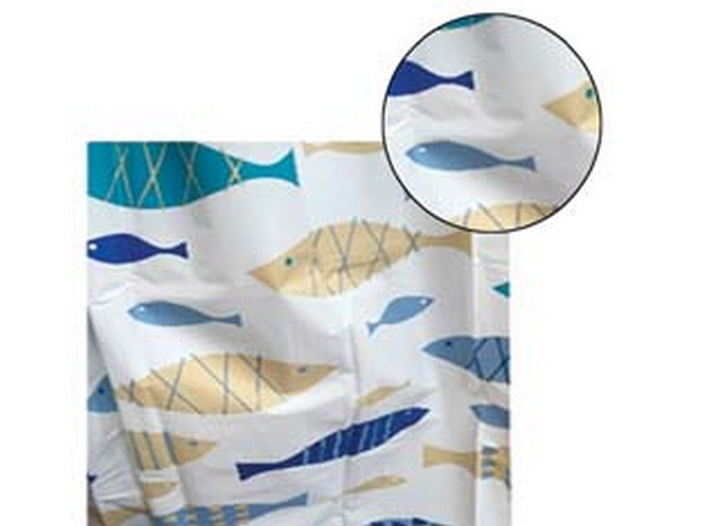 tenda doccia peva "pesci" - cm 240x200 cod:ferx.fer319638