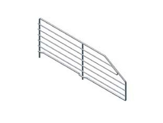 divisorio trapezoidale in filo cromato - mm.600 l.x160/80 h. cod:ferx.fer325189