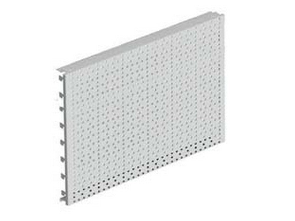 fondale in lamiera forato mm.400h grigio ral 7035 - mm.1330 l.x400 h. cod:ferx.fer320559