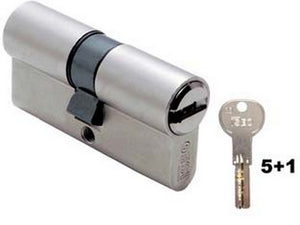 cilindro infilare profilo europeo "r6 plus" 82r60 - mm.75 decentrato (35x40) (82r6035409c5) cod:ferx.fer351362