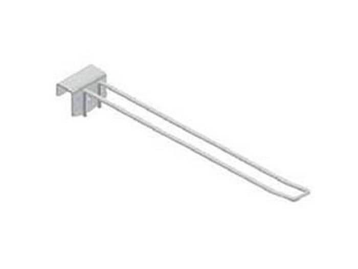 gancio in filo cromato doppio per barre universali - ? mm.5x350 l. cod:ferx.fer322386