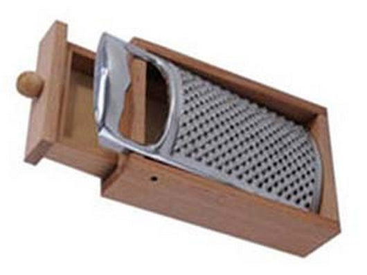 grattugia in acciaio inox con struttura in legno cod:ferx.fer322713