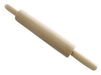 mattarello in legno con manico girevole -cm.40 diametro cm.5 corpo cm.23 cod:ferx.fer322768