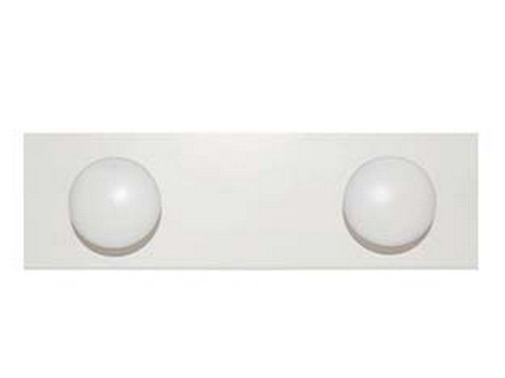 appendiabiti in legno 2 posti bianco - cm.9x29 cod:ferx.fer323000