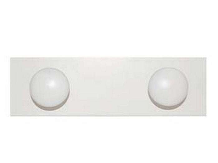 appendiabiti in legno 2 posti bianco - cm.9x29 cod:ferx.fer323000