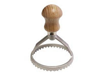 stampo ravioli tondo in allumino cm.8 - ? cm.8x11h. cod:ferx.fer323055