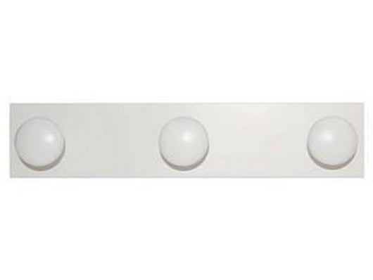 appendiabiti in legno 3 posti bianco - cm.9x44 cod:ferx.fer323079