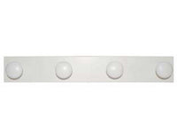 appendiabiti in legno 4 posti bianco - cm.9x59 cod:ferx.fer323109