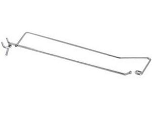 ganci  a 1 filo con portaprezzi per pannelli forati - ø mm.3,8x5x300 l. cod:ferx.fer323260