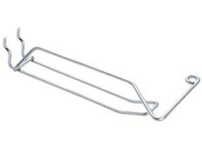 ganci a 2 fili con portaprezzi semplici per pannelli forati - ø mm.3,8x5x30 cod:ferx.fer323284