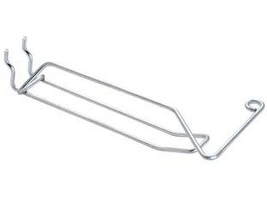 ganci a 2 fili con portaprezzi semplici per pannelli forati - ø mm.3,8x5x20 cod:ferx.fer323277