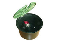 pozzetto pvc tondo con coperchio e rubinetto - mm.210x130h  cod:ferx.fer323642