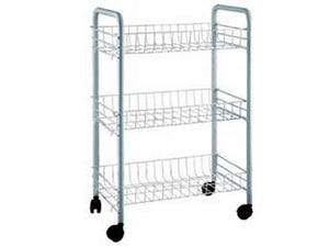 carrello siena 3 piani - cm.40x26x59h. cod:ferx.fer323840