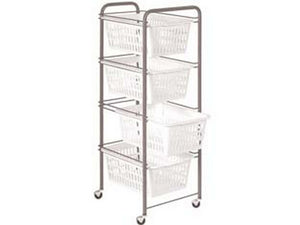 carrello siena 4 piani - cm.32x38x86h. cod:ferx.fer323857