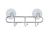 gancio hooky 3 con ventose - cm.21x5x7h. cod:ferx.fer323871