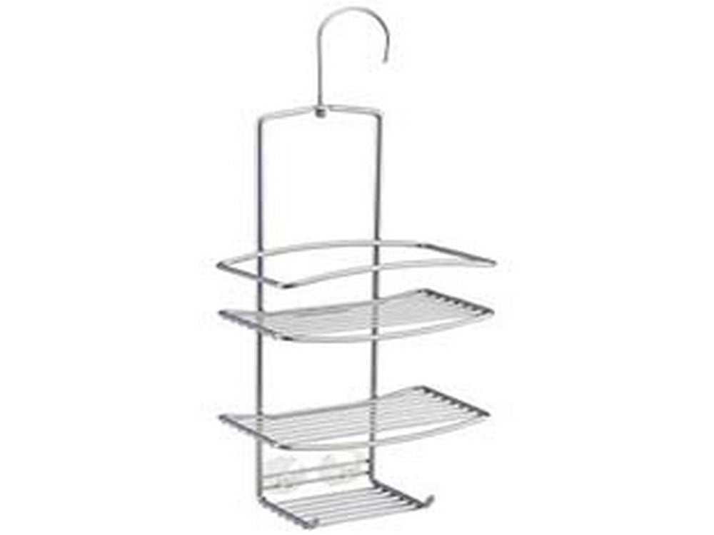 supporto per doccia a 3 piani serie onda - cm.18x11x38/48 cod:ferx.fer324311