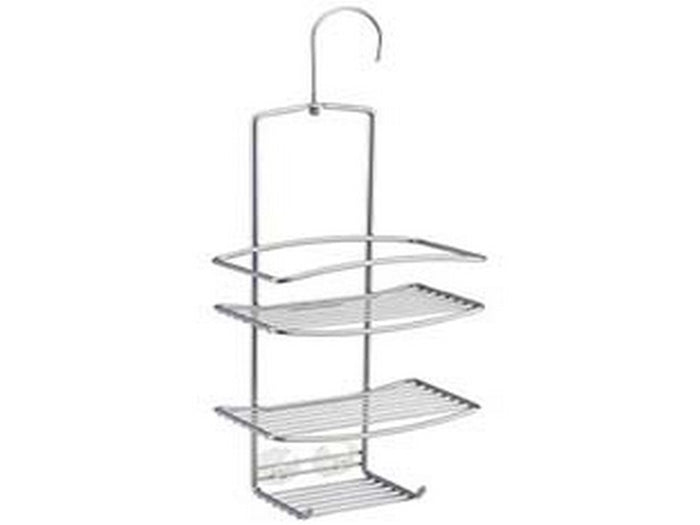 supporto per doccia a 3 piani serie onda - cm.18x11x38/48 cod:ferx.fer324311