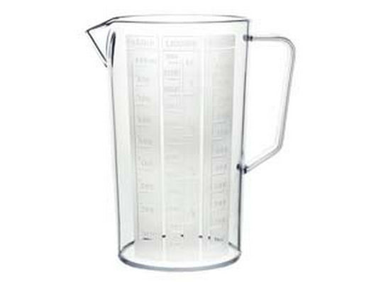 caraffa graduata con manico "florida" - lt.1,5 - ø cm.12x19h. cod:ferx.fer326193