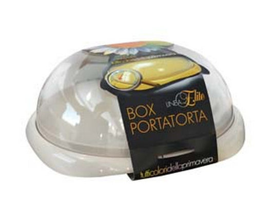 copritorta tonda con coperchio e vassoio - ? cm.37x12,5h. cod:ferx.fer326315
