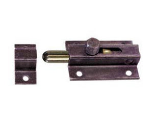 catenaccio portalucchetto trasversale mignon asta tonda bronzato - mm.70 cod:ferx.fer329705