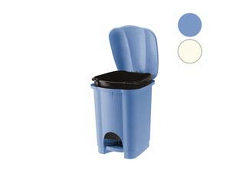 pattumiera "carolina" apertura a pedale con secchio interno  - cm.27,5x30,2 cod:ferx.fer330855