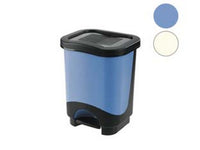 pattumiera "idea" apertura pedale telaio colore nero cm31,6x27,6x41h. lt18 cod:ferx.fer330909