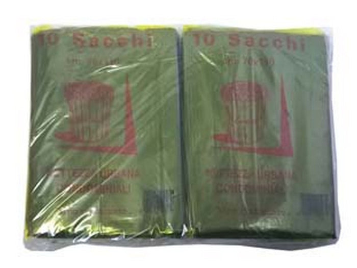 sacco condominiale rinforzato nero pz.10 - cm.70x110 gr.75 cod:ferx.fer331265