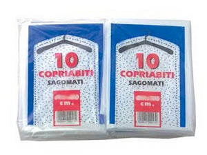 sacco copriabito sagomato pz.10 - cm.65x130 gr.390 cod:ferx.fer331593