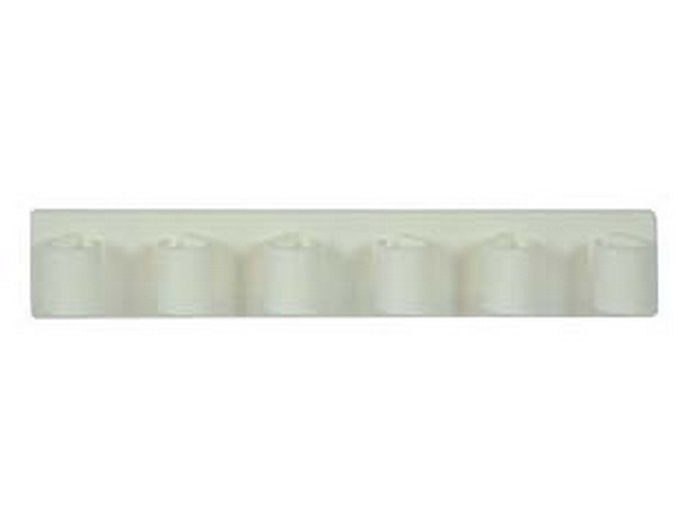 appendiscopa in plastica tre posti bianco cod:ferx.fer332316