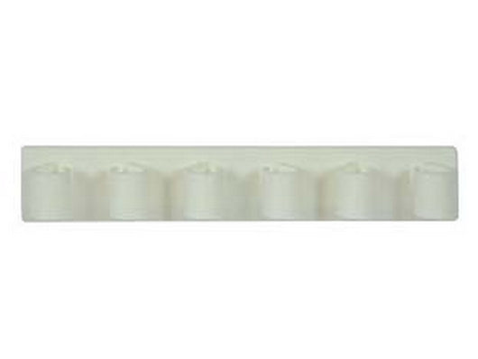 appendiscopa in plastica tre posti bianco cod:ferx.fer332316