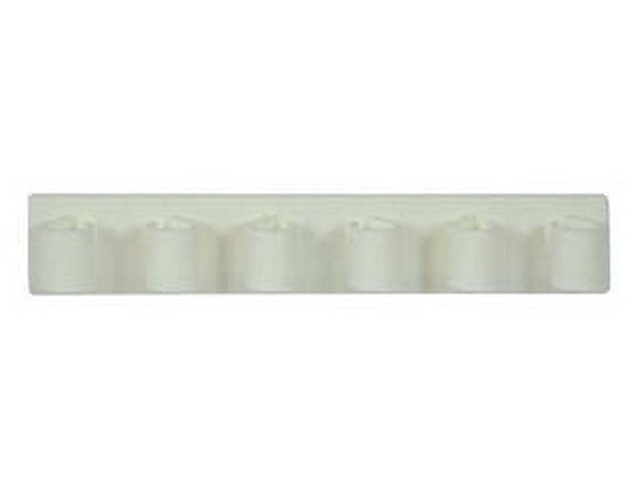 appendiscopa in plastica tre posti bianco cod:ferx.fer332316