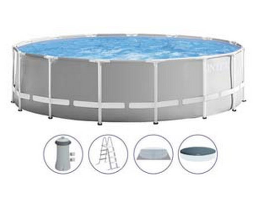 piscina "prism frame" rotonda con telaio portante con pompa cm.457x122h. - capacit? lt.16805 - peso kg.73,1 (26726) cod:ferx.fer336819
