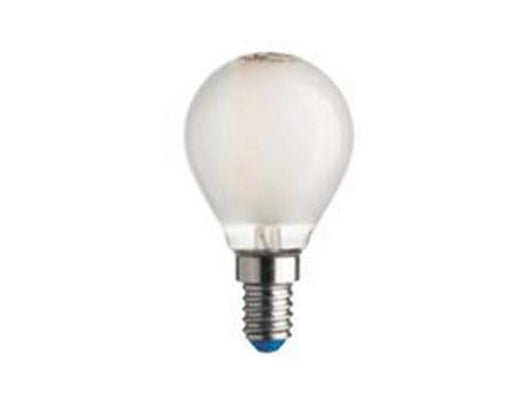 5blister lampada filo led sfera stick satinata e14 - 4.5w - 4000?k naturale - 470 lm - 45x80h cod:ferx.fer338455