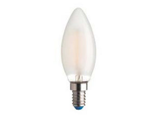 5blister lampada filo led oliva stick satinata e14 - 4.5w - 4000?k naturale - 470 lm - 35x97h cod:ferx.fer338493
