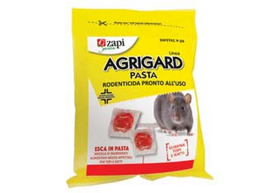 topicida agrigard pasta rossa difenacum gr.150 - busta con zip da gr.150 cod:ferx.fer340236